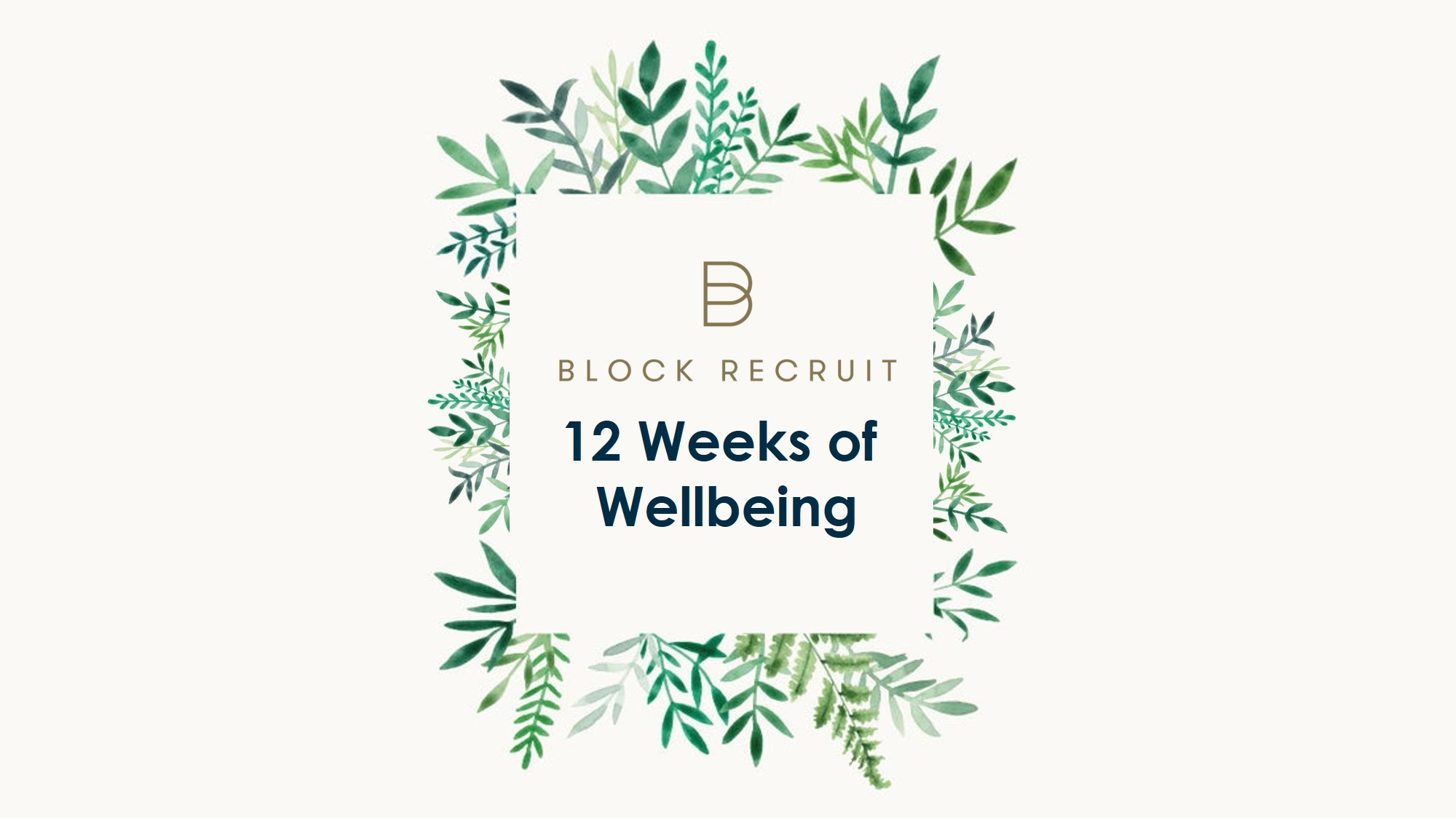 Wellbeing in Block Management - An Intro to the Programme